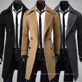 Fashion Custom Fit Plus Size Wool Men Coat